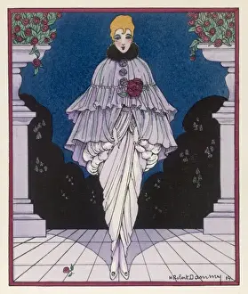 Rosette Prints: Evening Cape / Doucet 1914