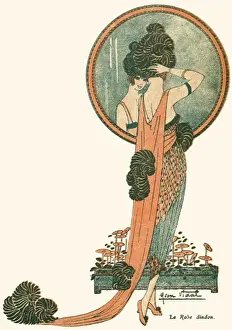 Straps Prints: Evening Dress 1919