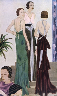 Images Dated 28th September 2017: Evening dress 1931