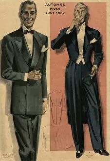 Images Dated 3rd September 2012: Evening dress men 1951 - 52