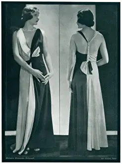 Worth Prints: Evening dress by Worth, 1931