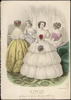 Evening Dresses 1857