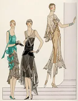 Three in Evening Dresses