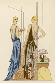 Blades Prints: Two in Evening Dresses
