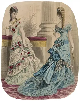 Tunic Prints: Evening Dresses C. 1875