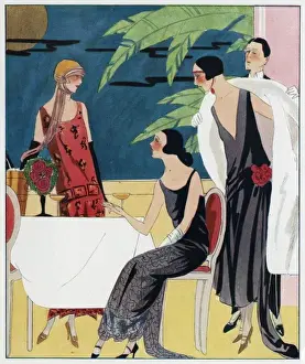 Doeuillet Prints: Three evening dresses by Doeuillet and Beer