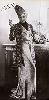 Extravagant Collection: Evening ensemble from Debenham & Freebody, 1936