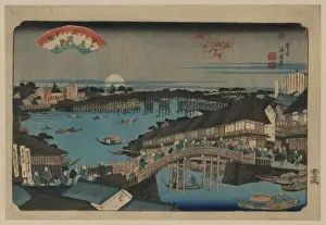 Glow Prints: Evening glow at Ryogoku Bridge