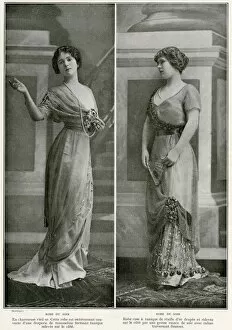 Images Dated 22nd May 2017: Evening gowns 1910