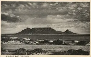 Evening light over Cape Town and Table Mountain