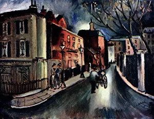 Evening Lit Street