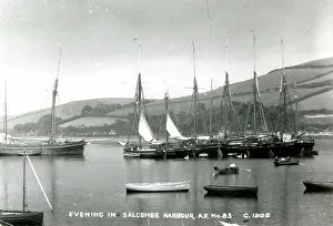 Evening in Salcombe Harbour, Devon