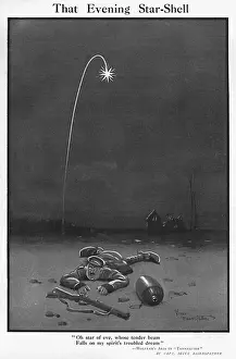 That Evening Star-Shell, by Bairnsfather