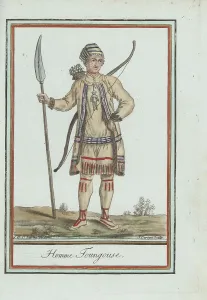 Fringe Prints: Evenks or Tungusic man of Siberia