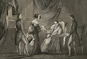 Handing Prints: Events of La Granja (1832). King Ferdinand VII (1784-1833)