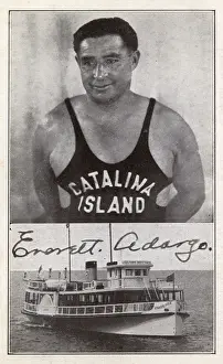 Everett Adargo, deep sea diver, Santa Catalina Island, USA