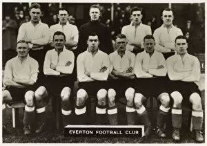 Teams Gallery: Everton FC football team 1936