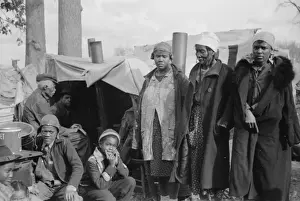 Evicted sharecroppers along Highway 60, New Madrid County, M