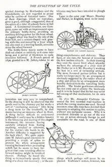 Parker Prints: The Evolution of the Cycle -- three cycling machines
