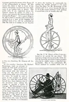 The Evolution of the Cycle -- three cycling machines