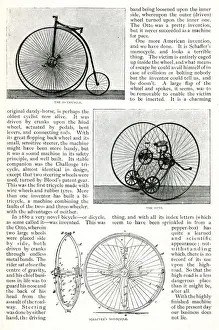 The Evolution of the Cycle -- three cycling machines