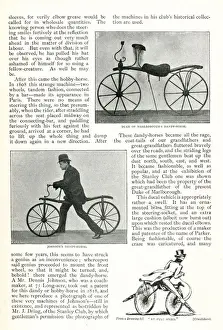Contraption Prints: The Evolution of the Cycle -- Dandy-Horse