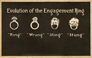 Images Dated 22nd February 2012: The Evolution of the engagement ring