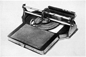 Images Dated 30th March 2004: The evolution of the type writer