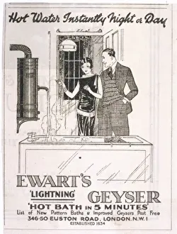 Bath Room Prints: EWARTs GEYSER 1929