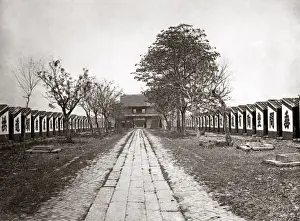 Examination Prints: Examination Hall, Canton, China, circa 1880s