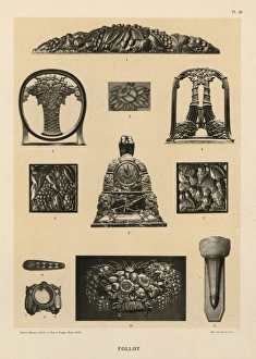 Images Dated 16th August 2017: Examples of bas-relief sculpture by Paul Follot