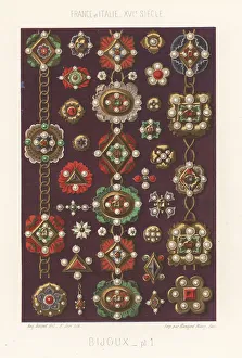 Ruby Prints: Examples of bracelets, France and Italy, 16th century