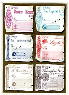 Banking Gallery: Examples of inks for printing bank cheques
