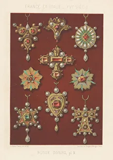 Ruby Prints: Examples of pendants, France and Italy, 16th century