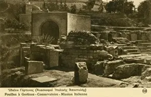 Excavations at Gortinos, Crete, Greece