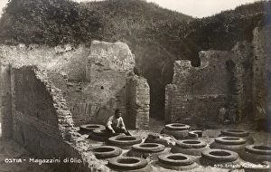 Amphorae Gallery: Excavations at Ostia, Rome reveal the Oil Stores - Italy