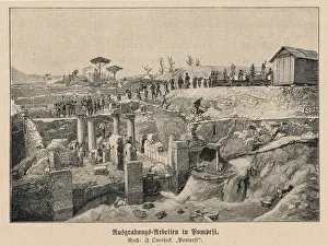 Excavations at Pompeii