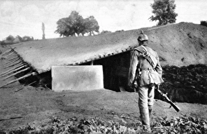 Images Dated 3rd December 2004: An exceptionally large splinter-proof shelter: A feature of modren entrenchments