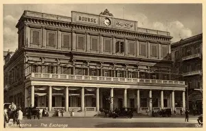 Sunshade Prints: The Exchange (Bourse) at Alexandria, Egypt