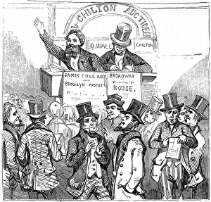 Images Dated 5th November 2004: The Exchange, New York, 1856