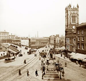 Exchange Street, Manchester, Victorian period