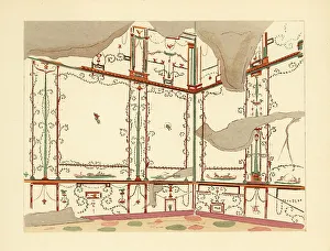 Interior Decoration Prints: Exedra in the House of the Centenary, Pompeii