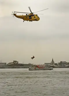Exercise Tideway at the Thames Barrier, Woolwich
