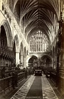 Vault Collection: Exeter Cathedral, Devon, interior view