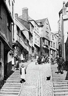 Exeter Stepcote Hill early 1900s