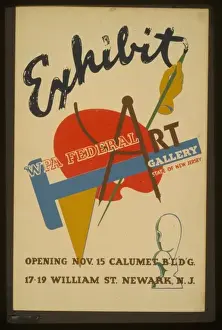 Newark Prints: Exhibit - WPA Federal Art Gallery, State of New Jersey Openi
