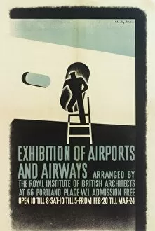Admission Gallery: Exhibition of Airports and Airways Poster