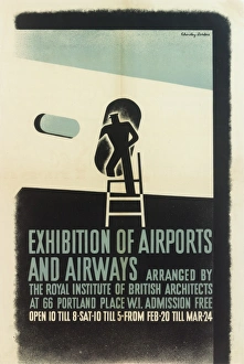 Admission Gallery: Exhibition of Airports and Airways Poster