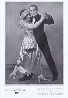Exhibition dancers Cecil Reuben and Beryl Evetts, London, 19 Exhibition dancers Cecil Reuben and Beryl Evetts, London, 19