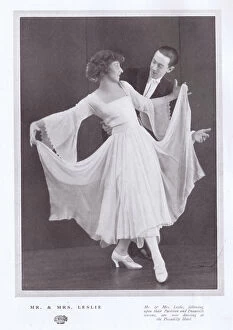 Images Dated 5th May 2016: The exhibition dancers Mr & Mrs Leslie, London, 1922